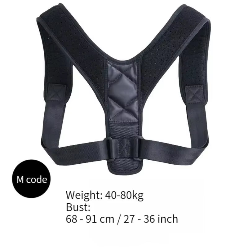 Adjustable Clavicle Posture Corrector Men Woemen Upper Back Brace Shoulder Lumbar Support Belt Corset Posture Correction